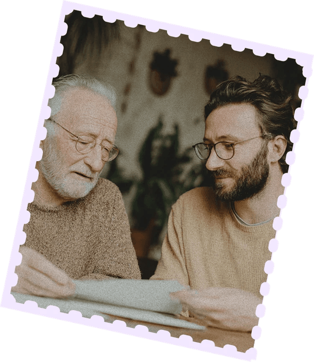 Care advocate with senior