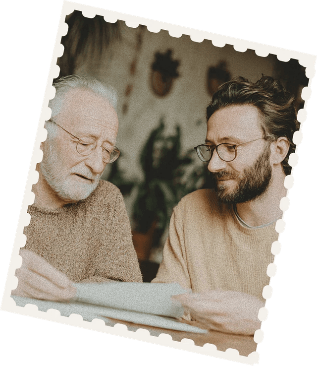 Care advocate with senior